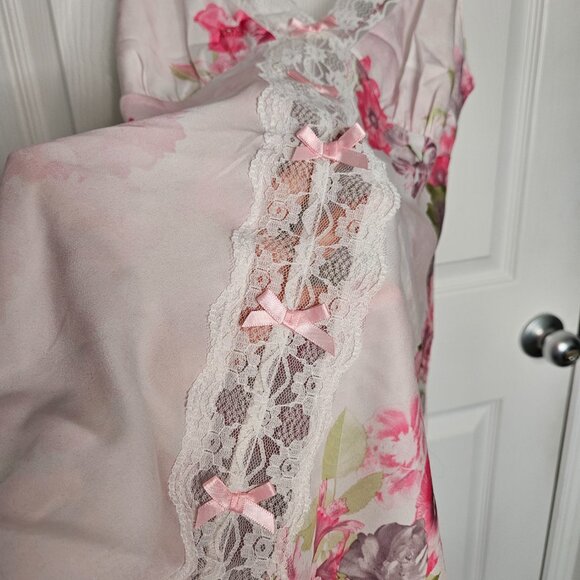 NWOT La Vie En Rose Inner Slip Pink Floral - Picture 7 of 15